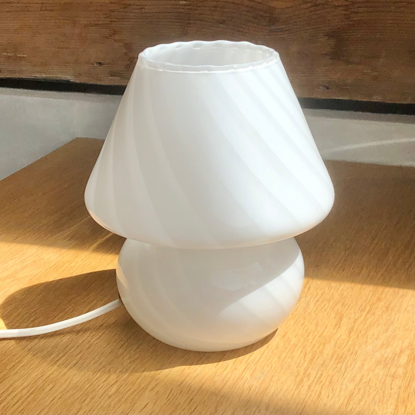 Vintage Murano mushroom lamp H19,5