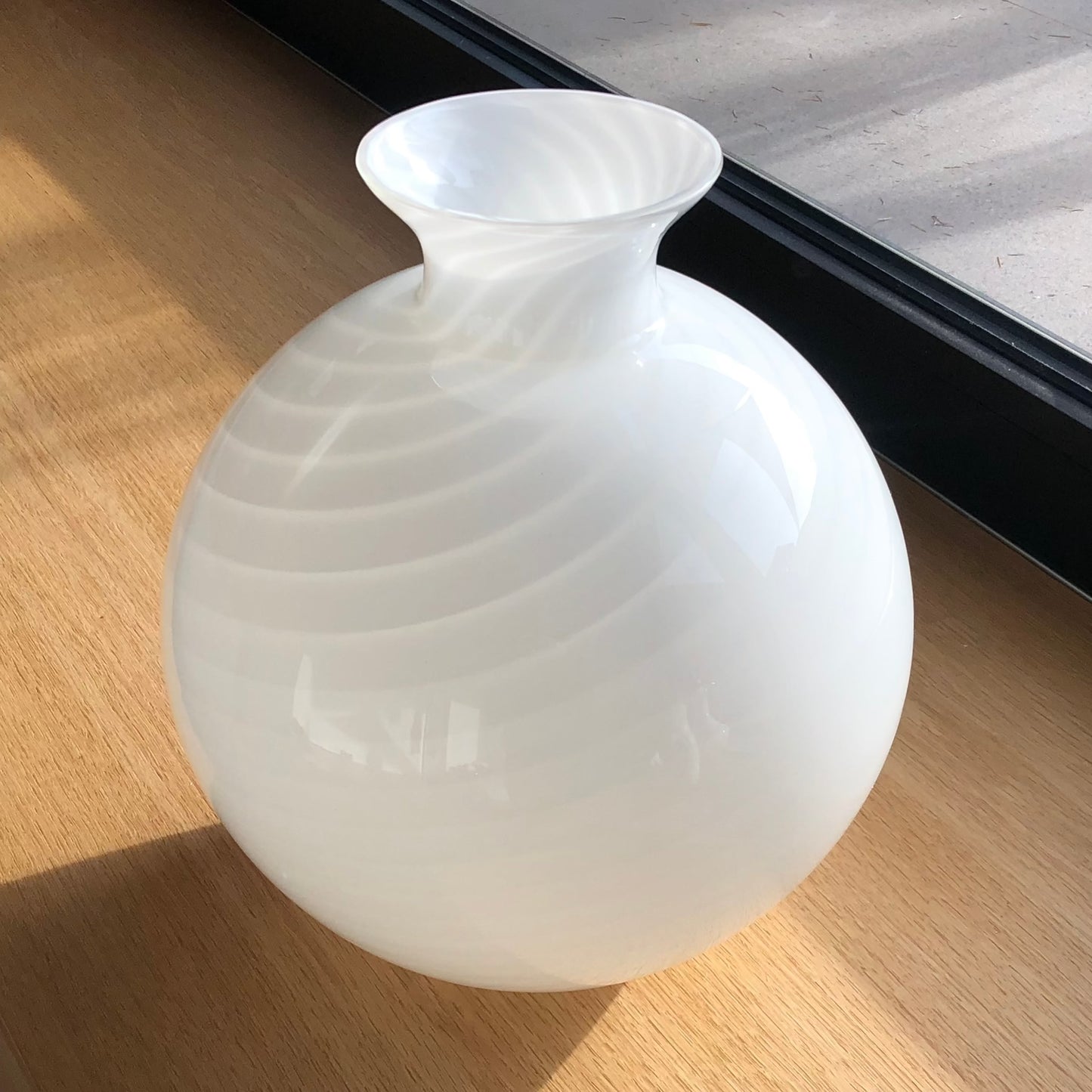 Vintage Murano swirl vase, La Murrina H30